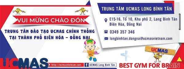 Tin vui tháng 09! Chào mừng trung tâm mới gia nhập hệ thống: UCMAS Long Bình Tân - Đồng Nai