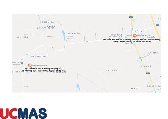 Thông báo chuyển địa điểm - Trung tâm UCMAS Phố Tía