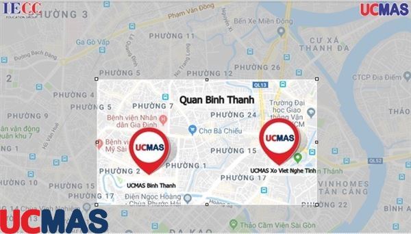 Hệ thống trung tâm UCMAS Quận Bình Thạnh - Hồ Chí Minh