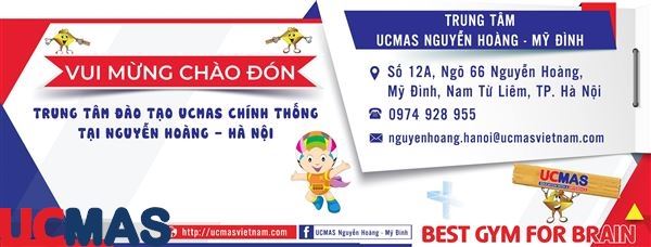 Tin vui tháng 8! Chào mừng trung tâm mới gia nhập hệ thống: UCMAS Nguyễn Hoàng - Mỹ Đình