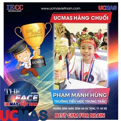 Thí sinh Phạm Mạnh Hùng - Trường Tiểu học Trưng Trắc - UCMAS Hàng chuối