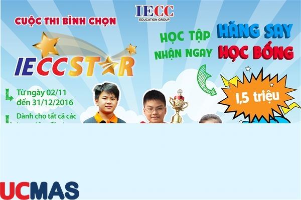 Siêu hâp dẫn - IECC STAR học tập hăng say - nhận ngay học bổng