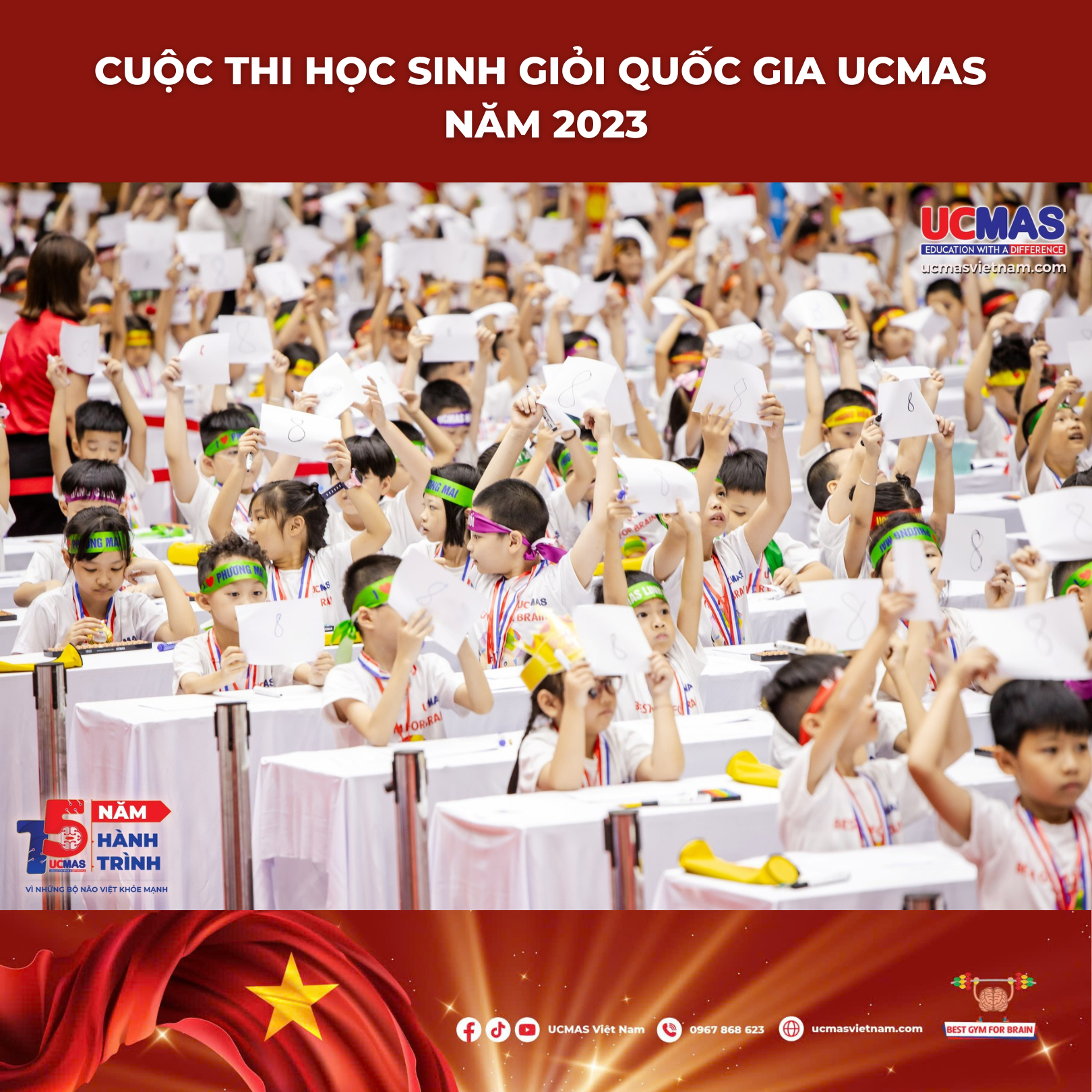 Cuộc thi Học sinh giỏi Quốc gia UCMAS 2023