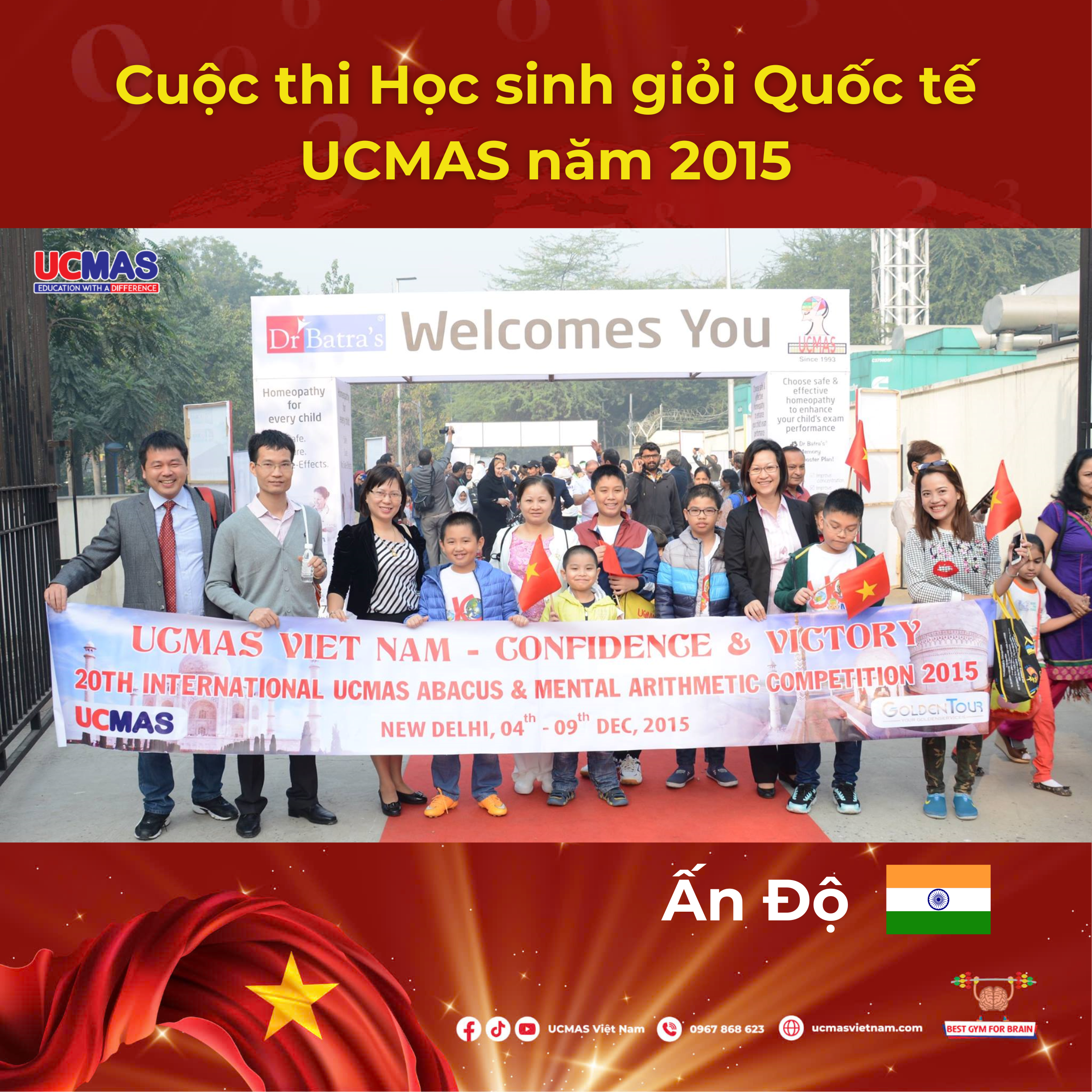 Cuộc thi Học sinh giỏi Quốc tế UCuộc thi Học sinh giỏi Quốc tế UCMAS năm 2015CMAS năm 2015