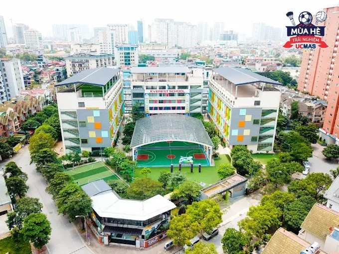 Cơ sở vật chất Trường Liên cấp Everest – Địa điểm tổ chức Mùa Hè Trải Nghiệm UCMAS 2026 (Tháng 7)