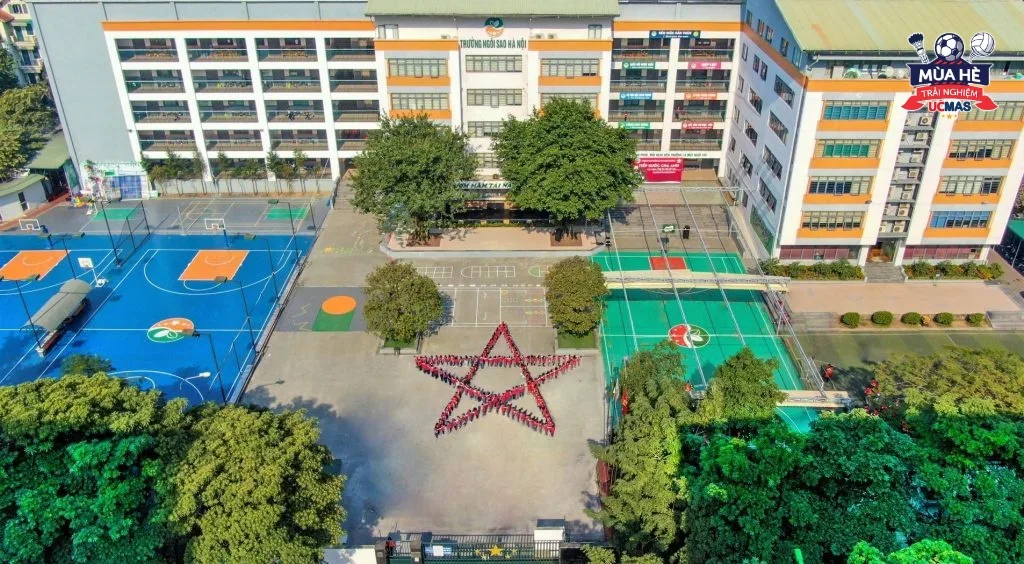 Cơ sở vật chất Trường Tiểu học Ngôi Sao Hà Nội – Địa điểm tổ chức Mùa Hè Trải Nghiệm UCMAS 2026 (Tháng 6)