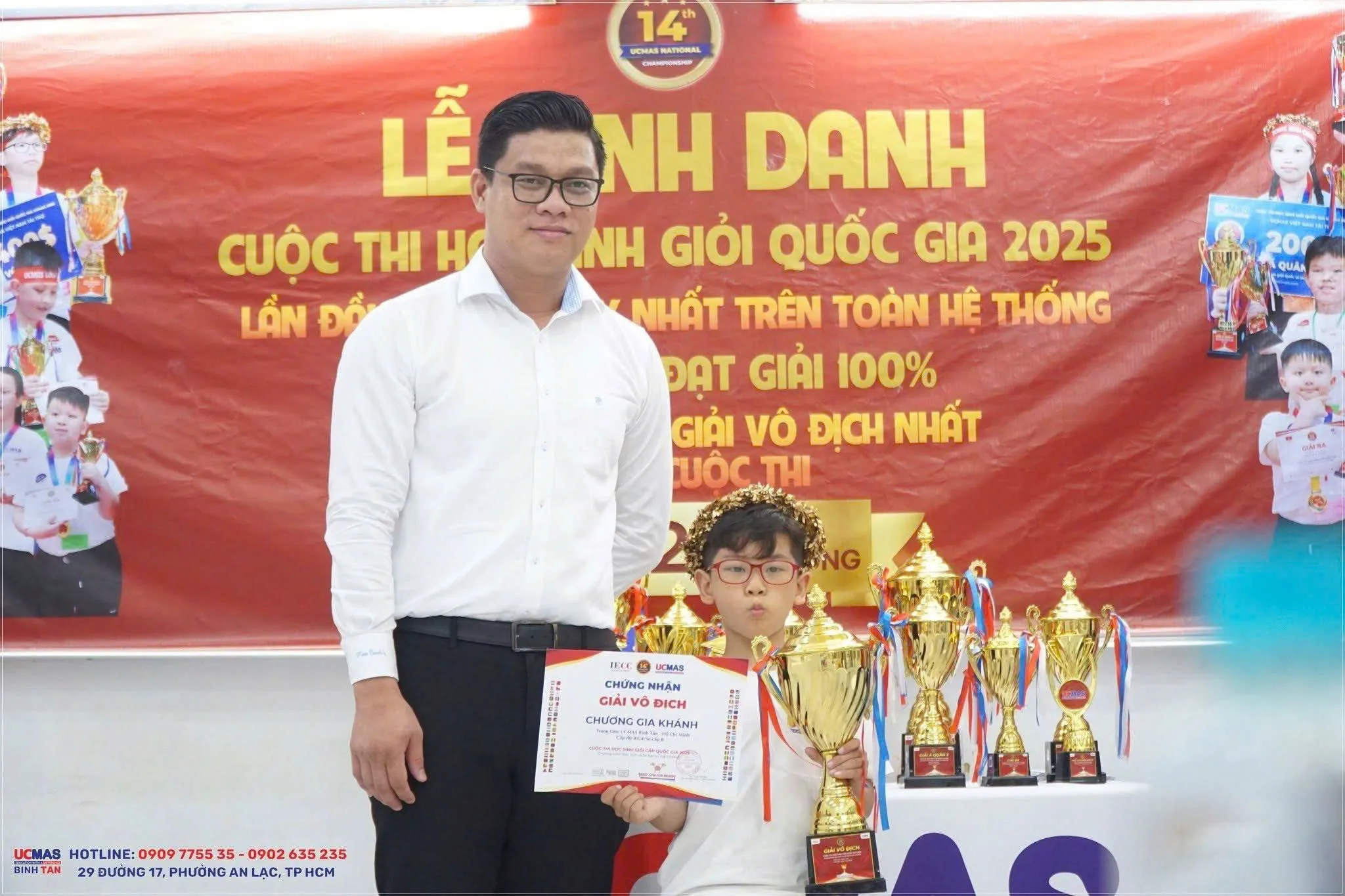 Chương Gia Khánh được vinh danh tại các cuộc thi cấp Thành Phố